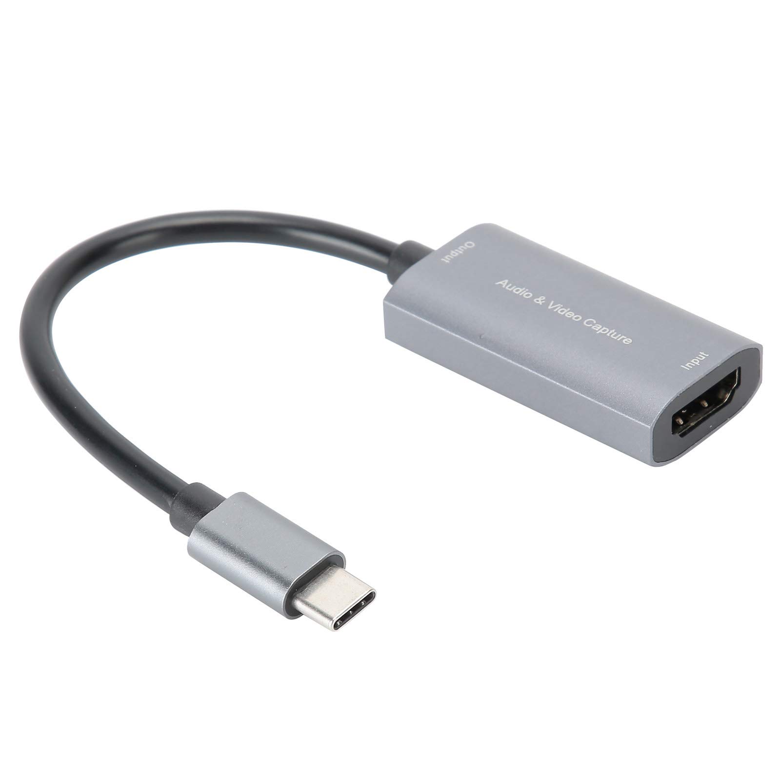 Tarjeta de Captura de Video USB C HDMI a USB C 4K 1080P, Game Live Silver Grey Free Drive Z29A, Tarjeta de Captura de Video para teléfonos móviles, Consolas de Juegos, decodificadores, cámaras