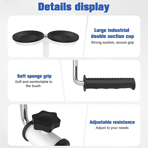 Miniatura 4 de Bicicleta de brazo mejorada para ejercicio de rehabilitación para ancianos, equipo de terapia física, diseñada para brazos y hombros, resistencia