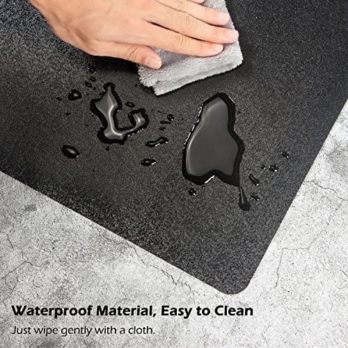 Sallous Office Chair Mat For Hard Floors, 75" X 60" Extra Large Chair Mat For Hardwood Floor, Vinyl Desk Chair Mat For Hard Surface, Multi-Purpose Chair Mat For Home Office (Black) #TOP2