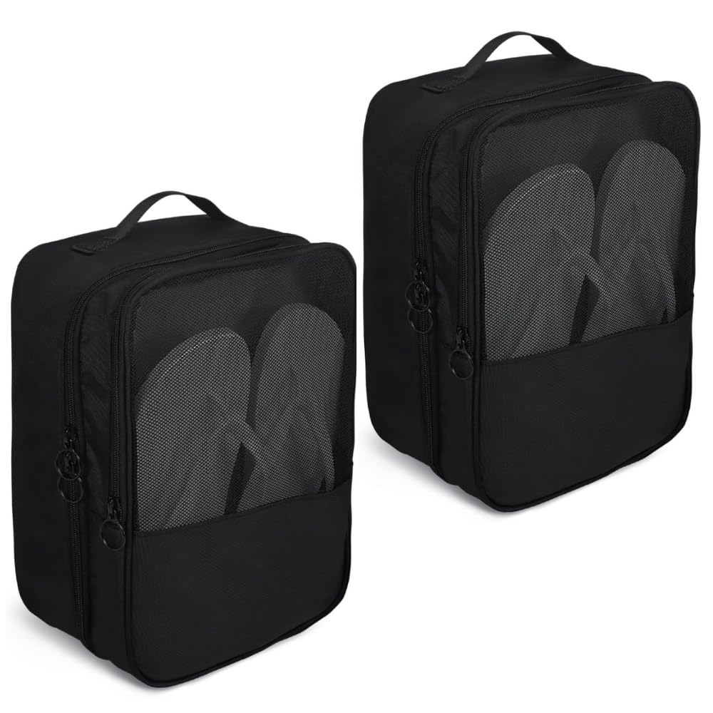FUOCO Shoe Travel Bag for Man | Packing Cubes for Travel Organizer and Gym Beg for Women, Shoe Cover for rain | Footwear Bags Storage Travel Pouches for Women with Zipper