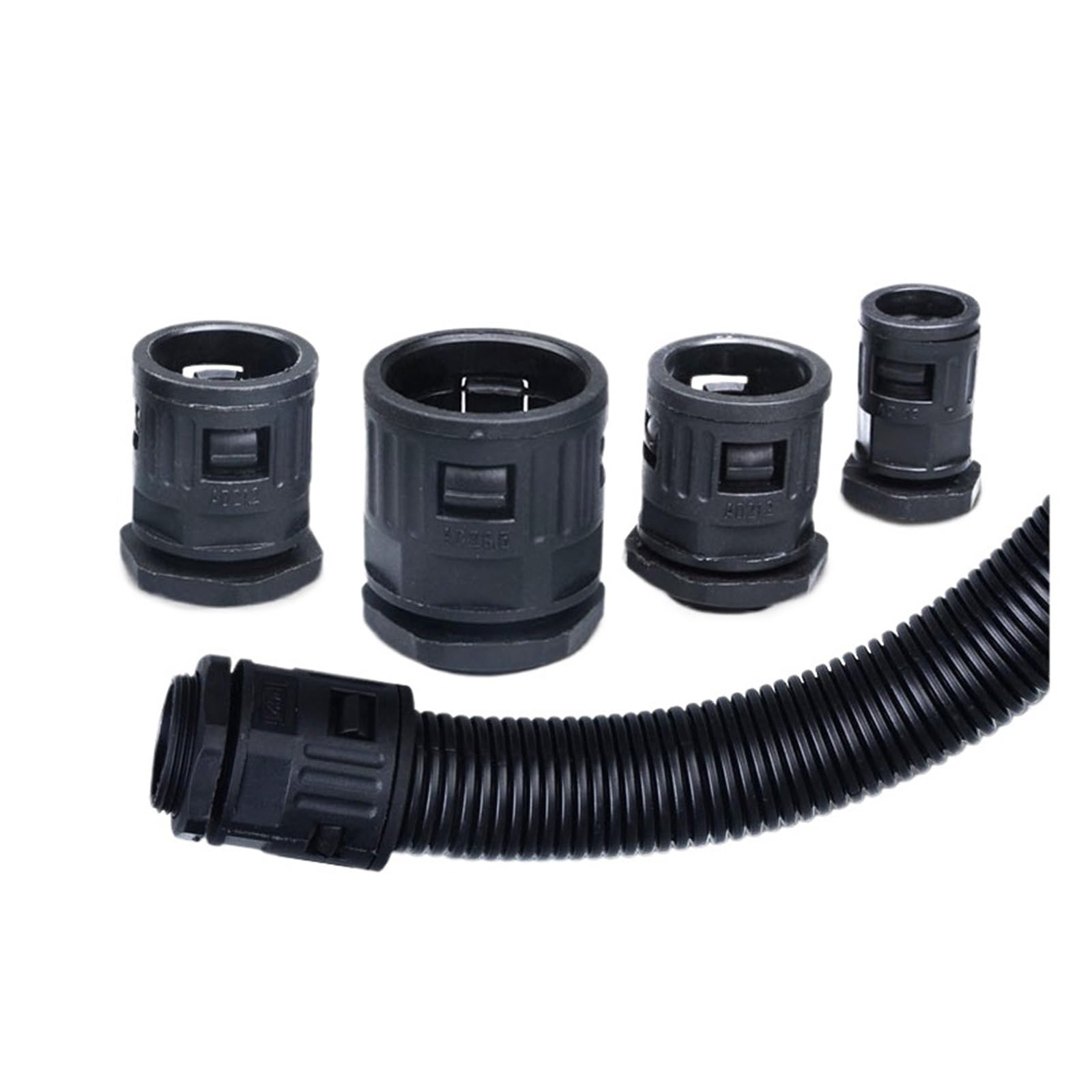 Connettore for giunto for tubo corrugato in nylon