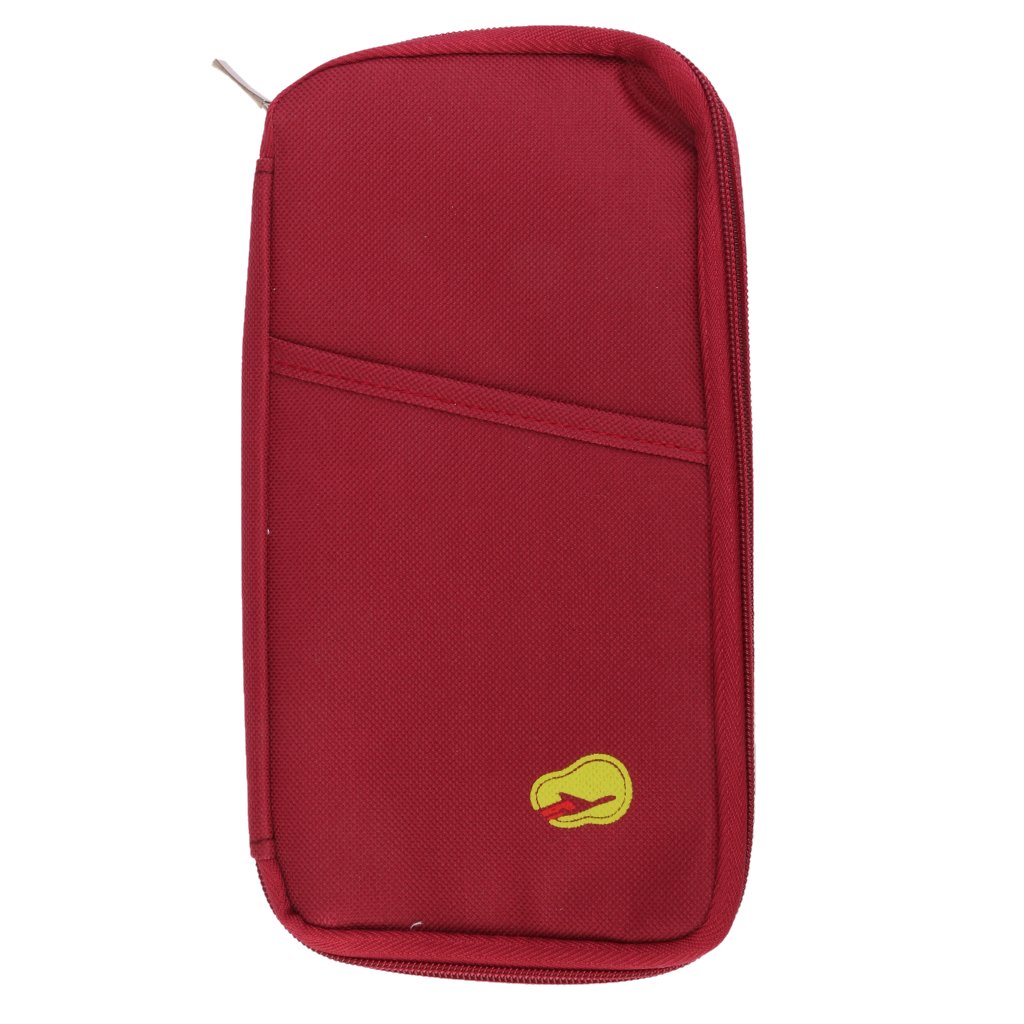 Optimuss Convenient Multifunctional Travel Document P Sport Cellphone C h Storage Holder Wallet Organizer Bag Burgundy