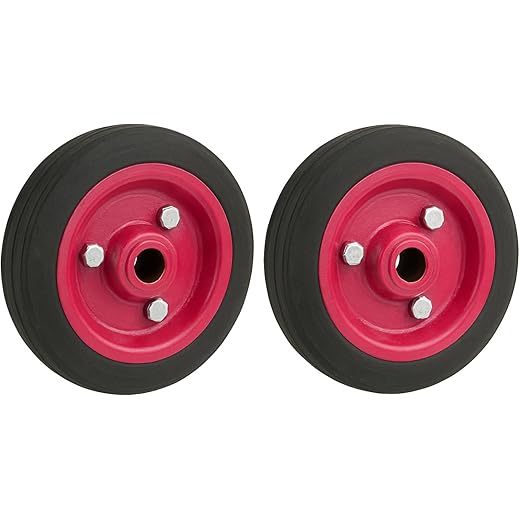 Heavy Duty Trolley Wheels 7 Inches (Pack of 2)