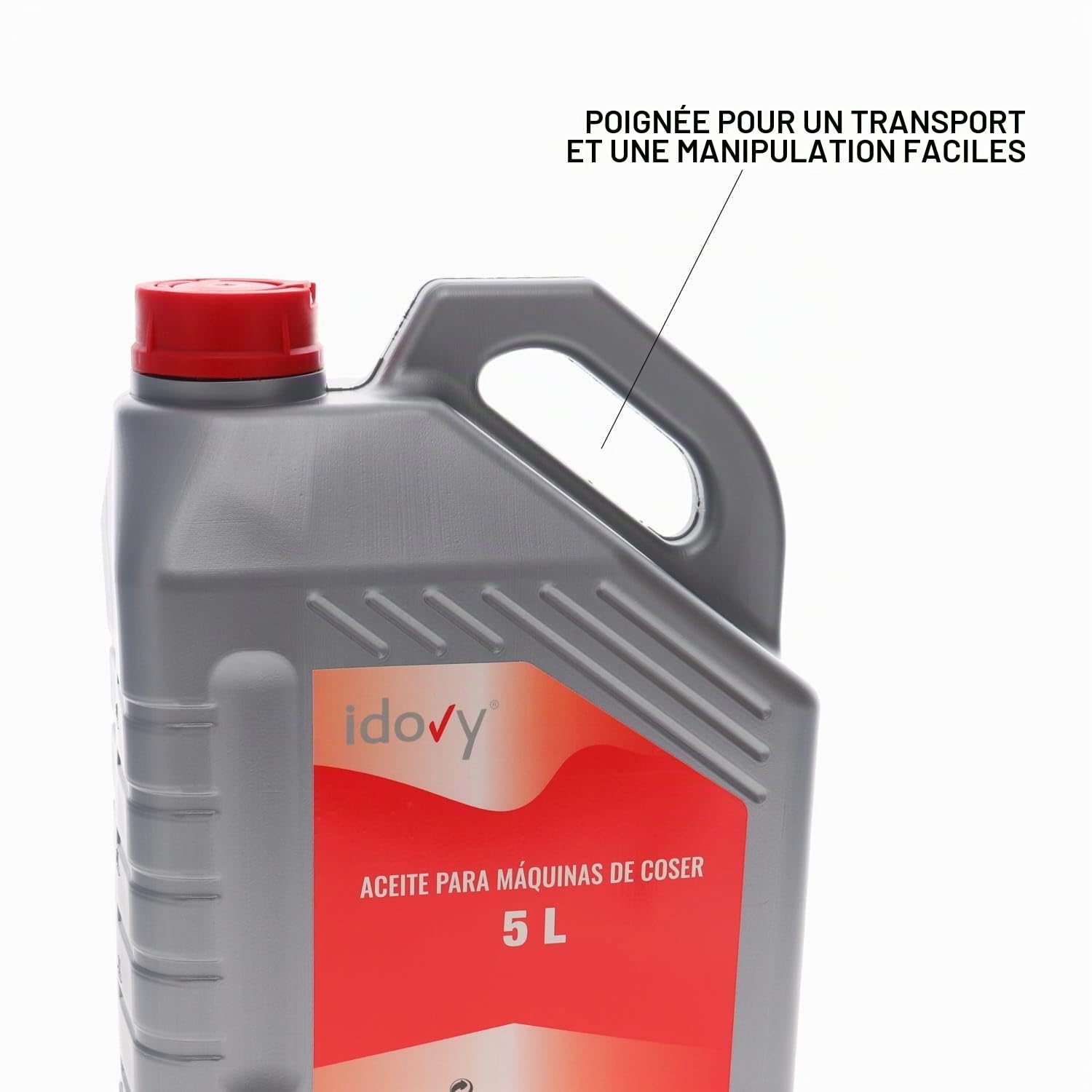 Huile spéciale pour machines à coudre - Lubrifiant incolore (5 litres)