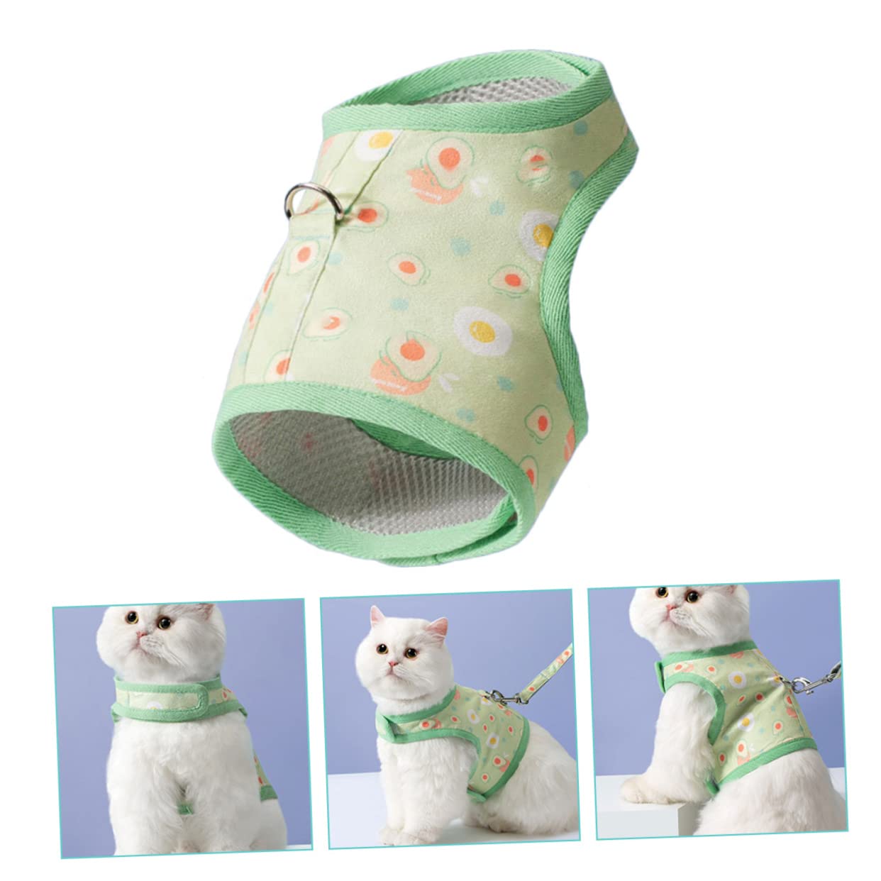 Yardwe 5juegos Arnés De para Gatos con Diseño Adorable y Cómodo para Paseos para Cachorros y Gatos De