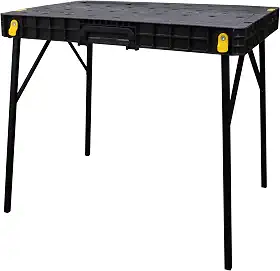 Stanley Bancada de Trabalho Dobrável e Portátil, com Capacidade Máxima de 320kg, Ferramenta Ideal para Comerciantes, Modelo STST834921