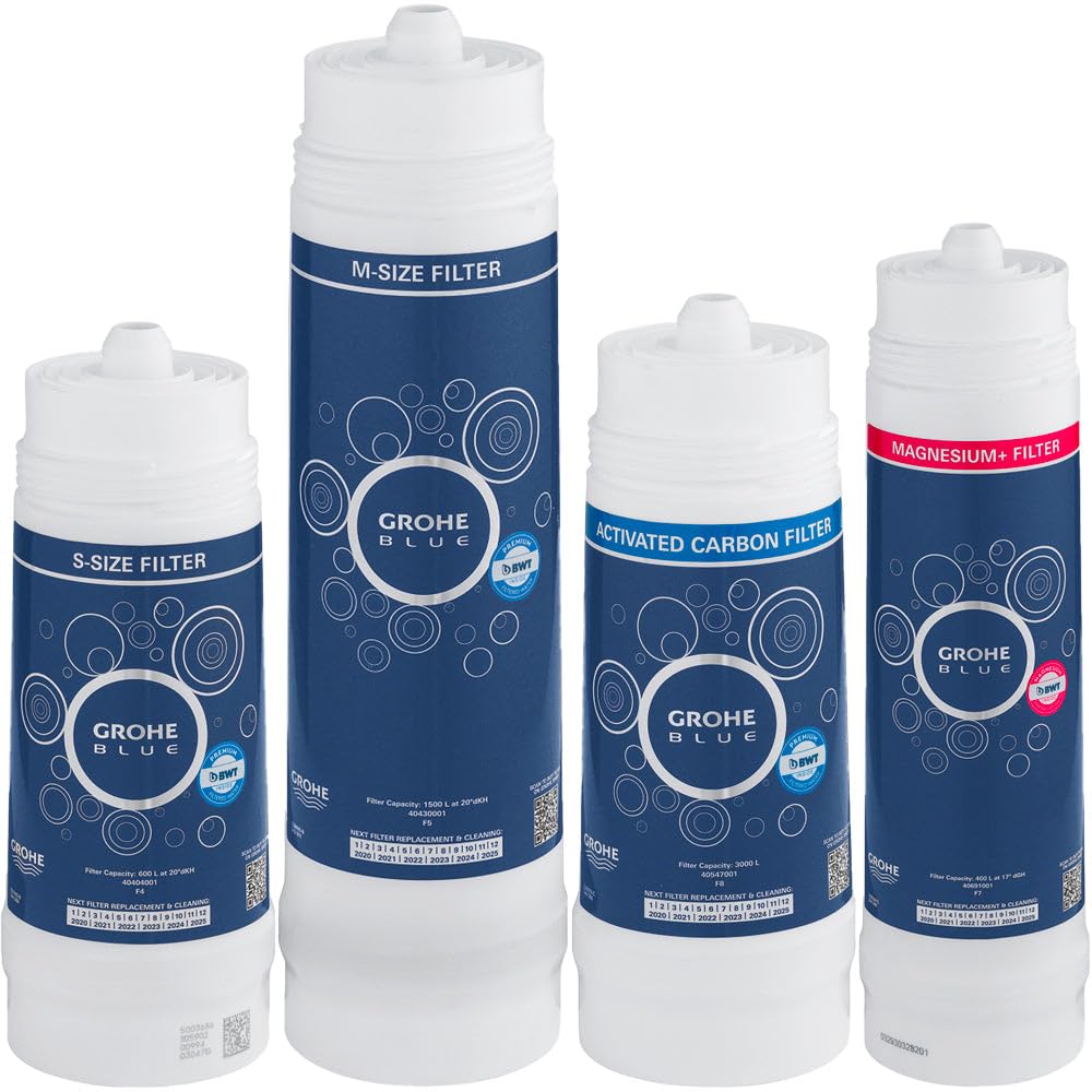 Filtre à Eau GROHE Blue Magnesium + Zinc 40691002 – Compatible Professionnel Et Home