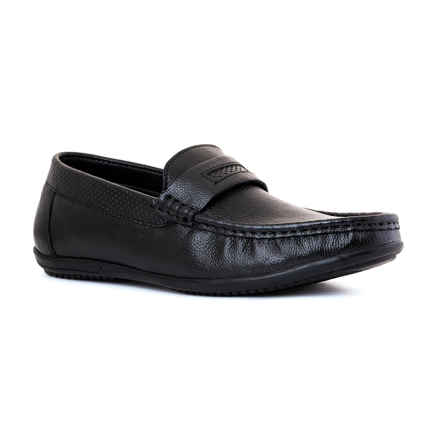 khadim's British Walkers Black Leather Loafers Casual Shoe for Men (1915146)-picture-26