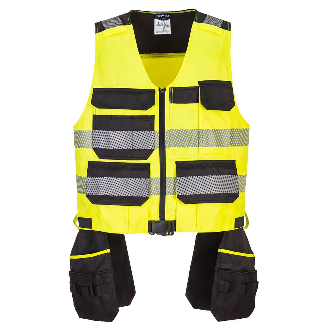 PW3 Hi-Vis klasa 1 kamizelka narzędziowa YeBk R 3 XL, Żółty, czarny