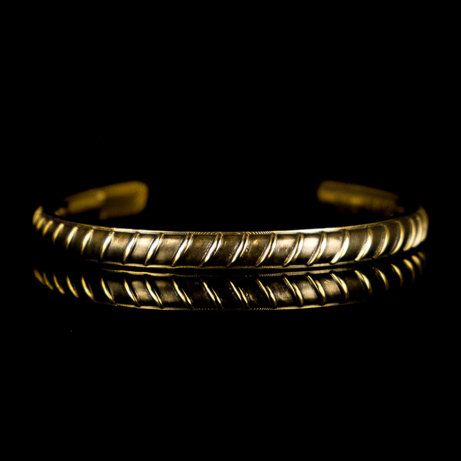 Cuff bracelet Armature, Rebar cuff handmade solid brass c shape bangle, unisex grunge accessory, arm ring for men and women