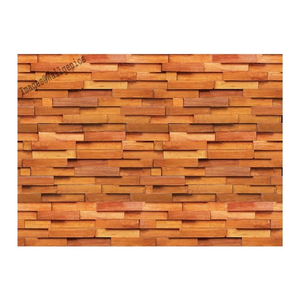 Wallgenics 3D Modern Antique Wooden Brick Pattern Wallpaper, Wall Poster, Wall Sticker, Self Adhesive for Living Room, Hall, Garden, Home Decoration Stickers (333 x 45 cm) (B07WWP54DP) Amazon Price History, Amazon Price Tracker