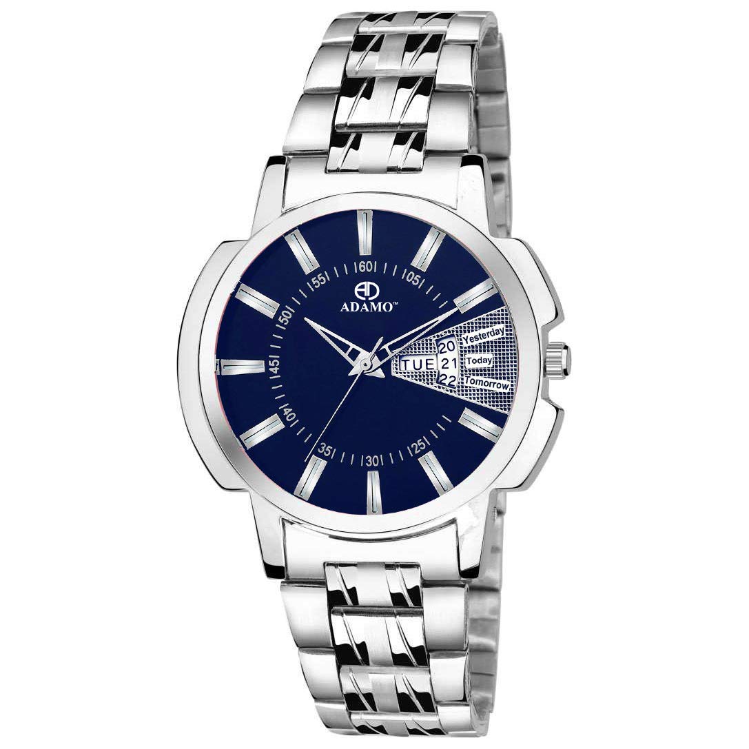 ADAMO Enchant Blue Dial Day & Date Womens & Girls Watch 854SSM05 (B0893M1TPZ) Amazon Price History, Amazon Price Tracker