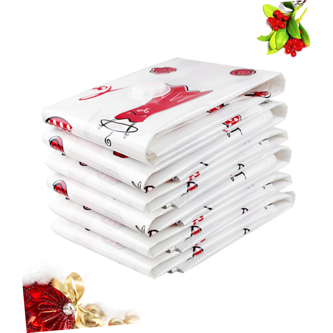 6 Bolsas de Almacenamiento de Ropa, Bolsa de Sellado para Ahorrar Espacio, Bolsas de Almacenamiento al vacío Reutilizables para Bolsas de Almacenamiento de Ropa Selladas al vacío,