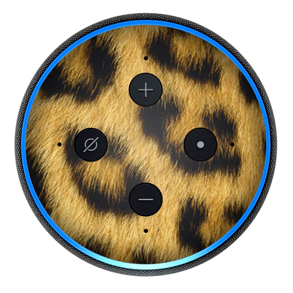 Cheetah Print - Vinyl Decal Skin Compatible with Amazon Echo Dot 3rd Generation Alexa - Decorations for Your Smart Home Speakers, Great Accessories Gift for mom, dad, Birthday, Kids