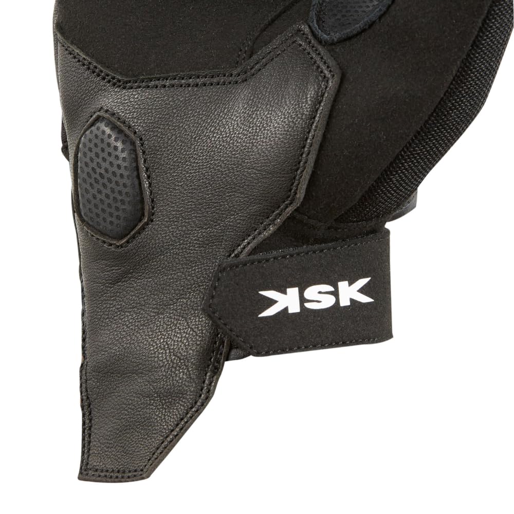 KSK Gants Été VERAO Gants Moto, Scooter Noir et rouge