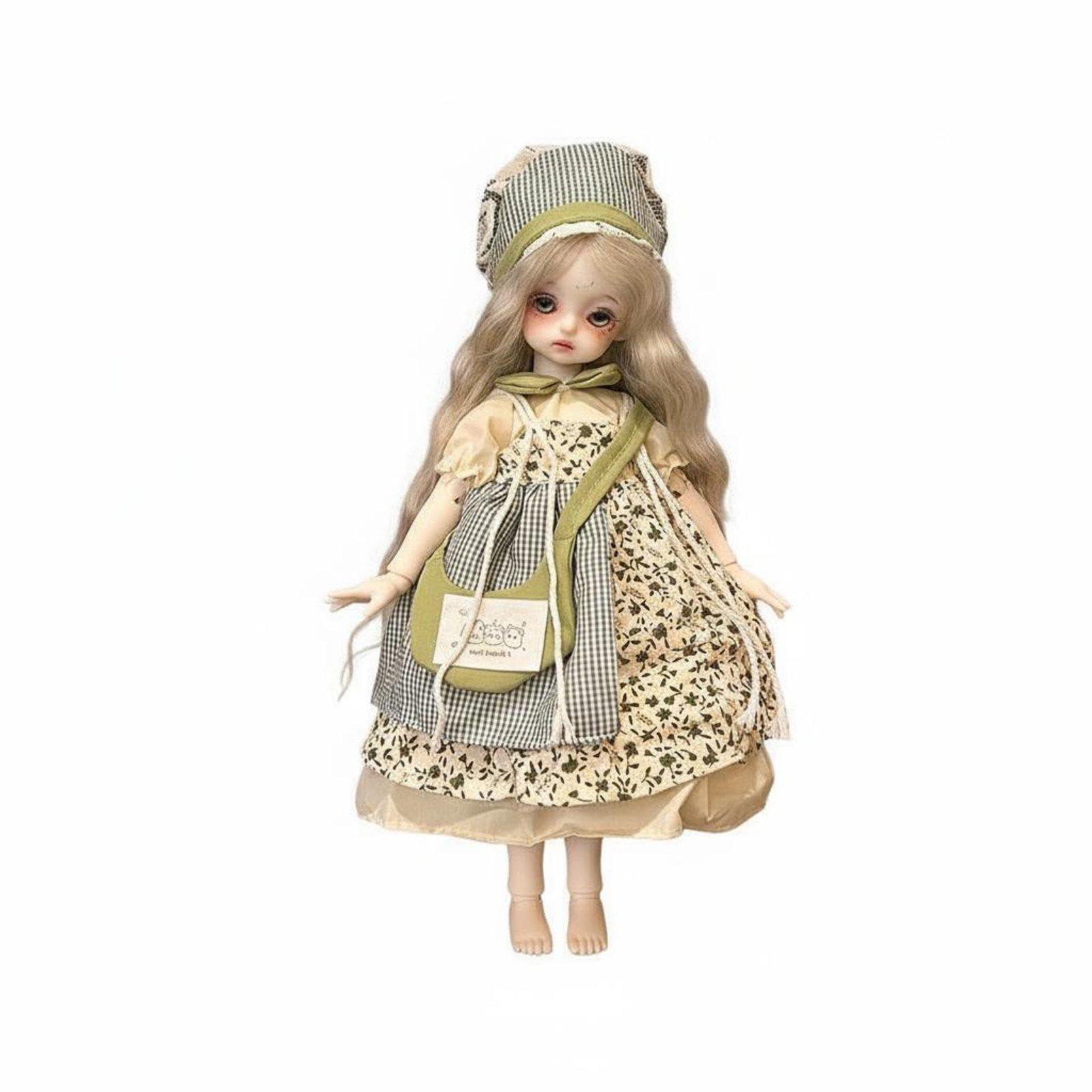 30cm Doll Clothes to-Wear Ensemble BJD Doll Outfit Set BJD Clothes Set for Hobbyists, Display Spring Pastoral Set-image-23