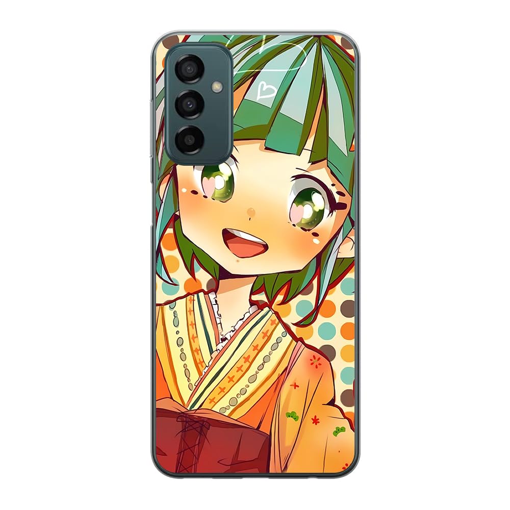 Clear Soft Thin Anti-Stain Lightweight TPU Transparent Wireless-Charging Cover Case for Samsung Galaxy A13 5G A04S Kayano Kaede Anime Japan Role09