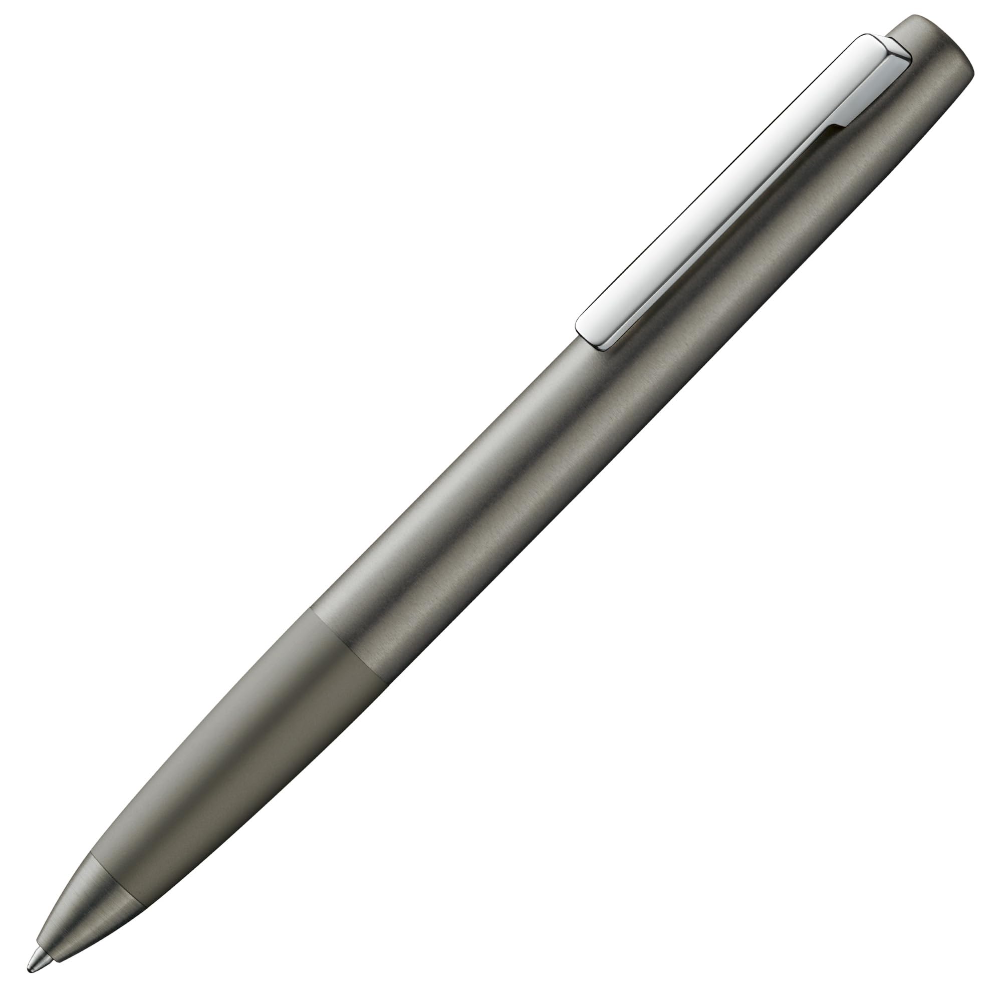 Lamy aion graphite Kugelschreiber – moderner Drehkugelschreiber im eloxierten, leichten & nahtlosen Aluminium-Gehäuse – mit Edelstahl-Clip – Strichbreite M – inkl. Großraummine M 16 schwarz