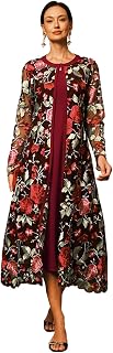 Women's Maxi Dresses 2 Piece Outfit Wedding Guest Cocktail Tea Party Dress Ruffle Lace Floral Casual Formal Evening Dress
