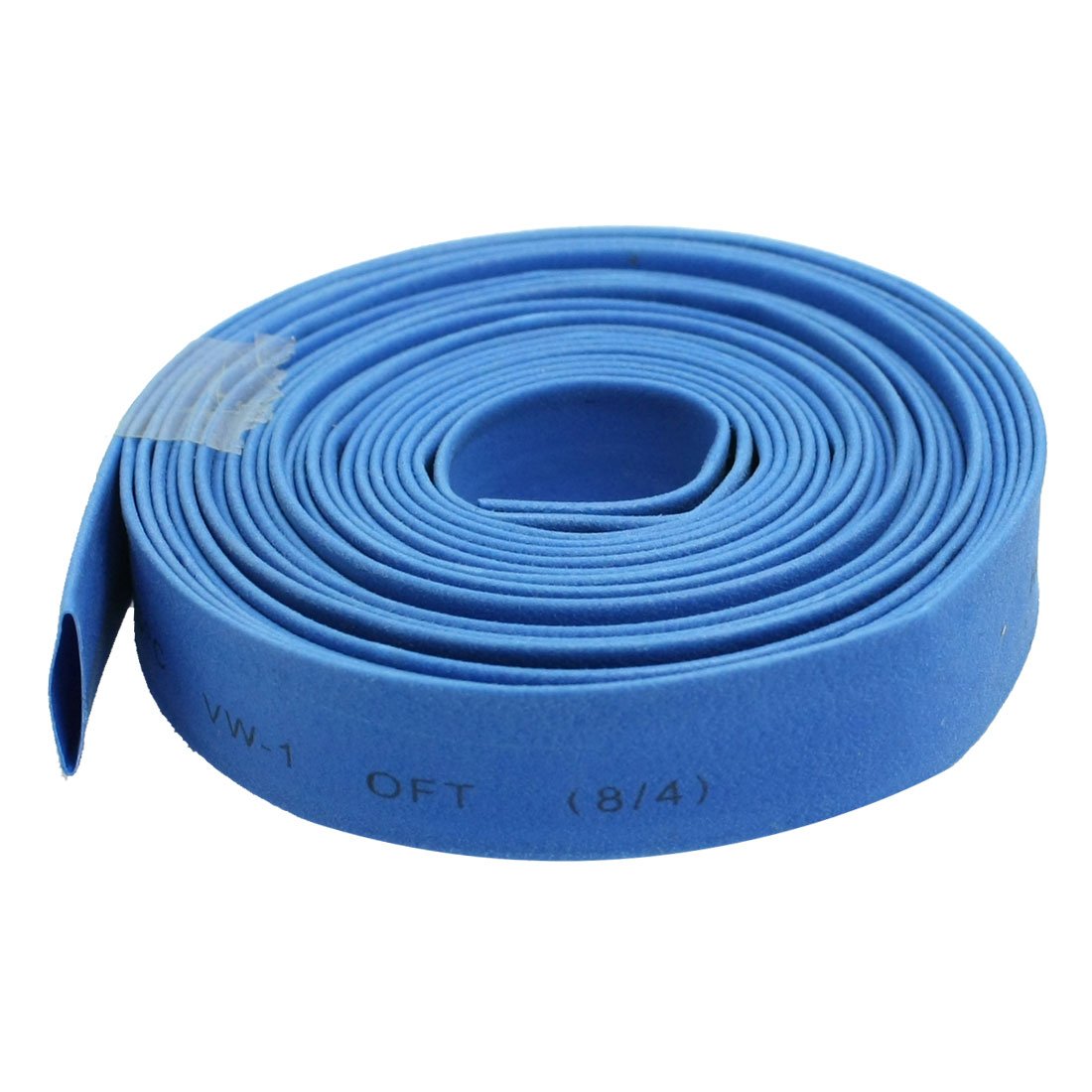 sourcingmap rate 2:1 Blue Polyolefin 8mm Dia Heat Shrink Shrinkable Tube 3 Meter
