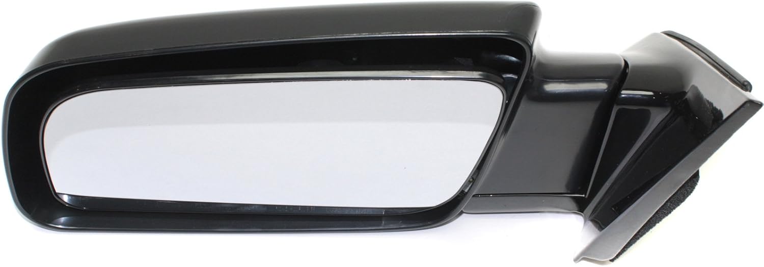 Compatible with Chevy C/K Pickup Truck Blazer Full Size Rear View Mirror Manual Black Left Side