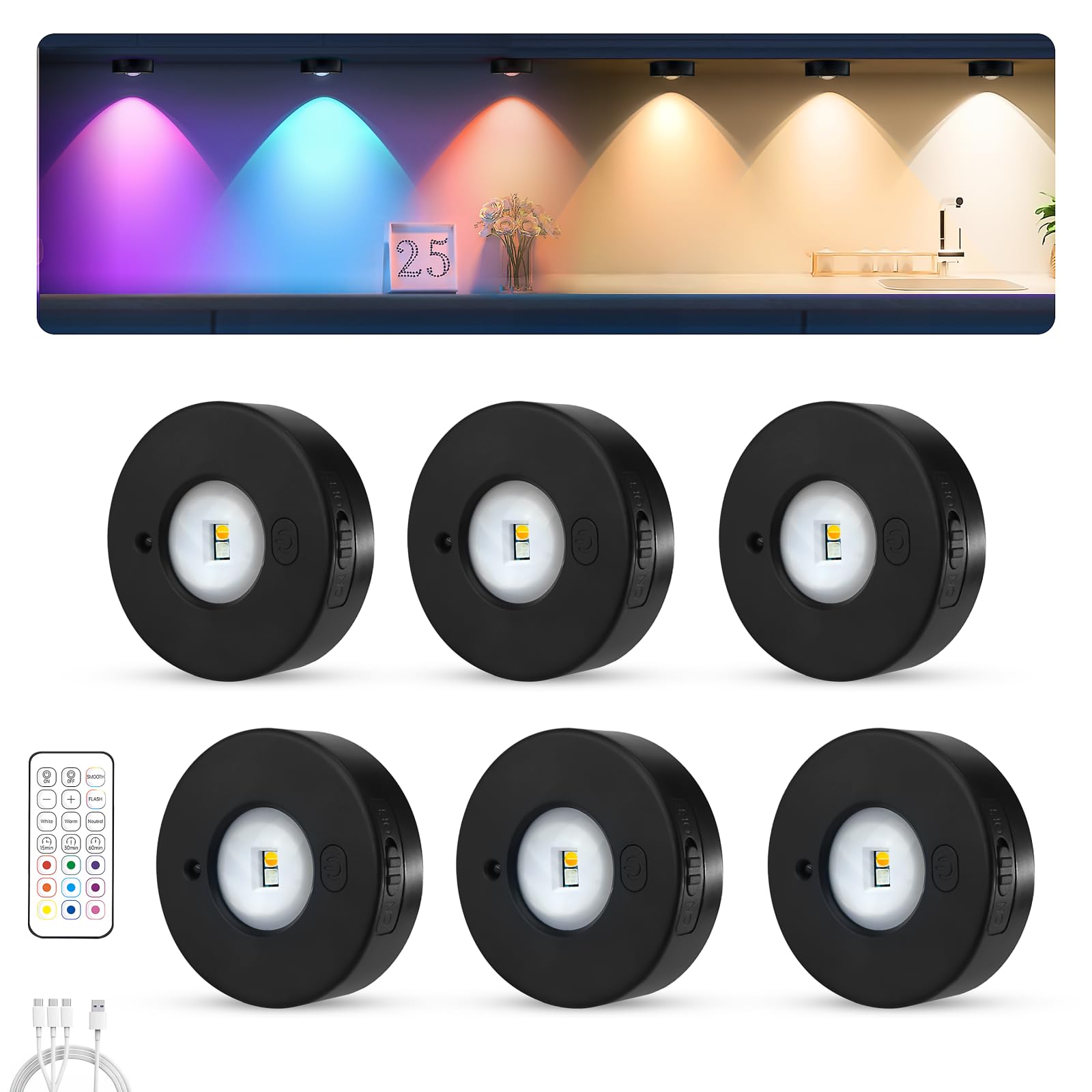 Kastverlichting met sensor - 30 cm - zwart