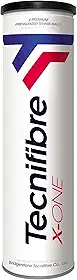 Tecnifibre Tubo De Bola De Tenis XOne Com 3 Bolas Amarelas