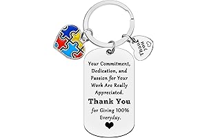 Autism Awareness Gifts Keychain - Appreciation Gifts for Special Needs Teacher