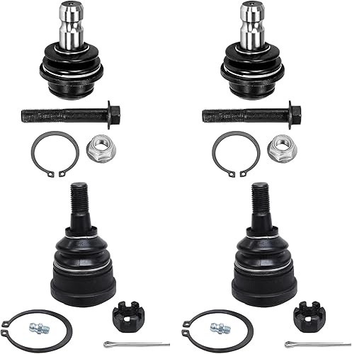 Detroit Axle - 4 rótulas delanteras para Nissan Frontier 05-19, Pathfinder, 05-15 Xterra, 4 rótulas superiores e inferiores 2005 2006 2007 2008 2009