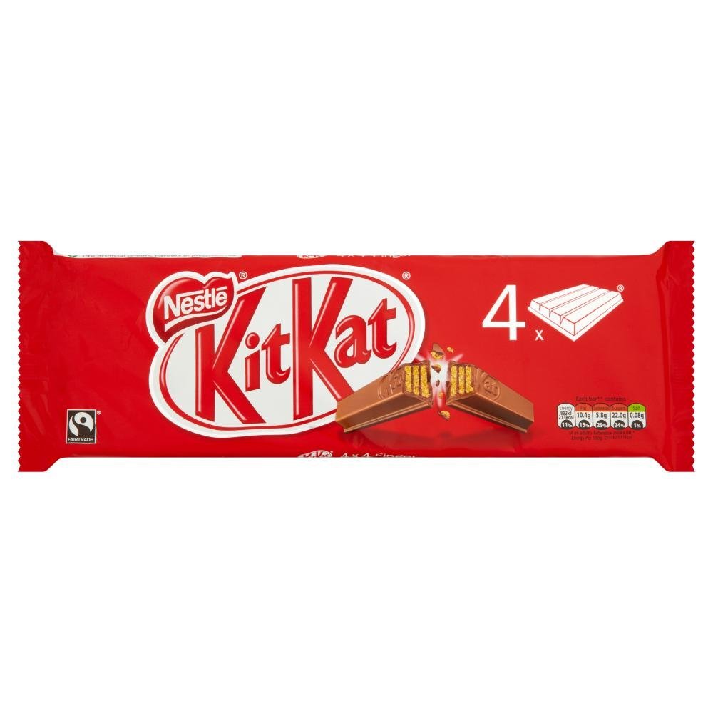 Buy Kit Kat 4 Finger Milk Chocolate Bar,4 Count (Pack of 1) Online at