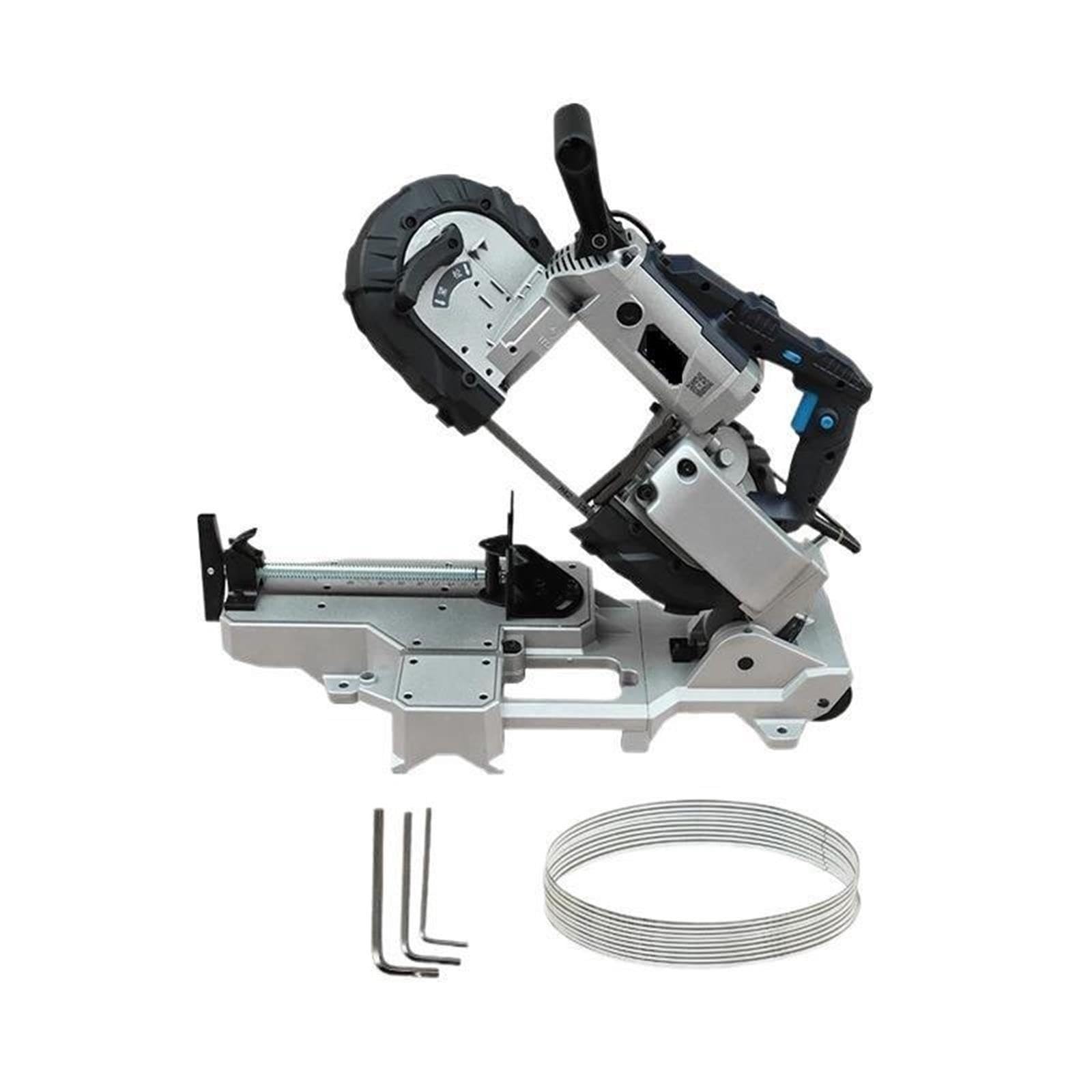 Sierra de corte de metal portátil de 1100 W, cortador de disco automático de mano de velocidad variable para metal y madera(C4)