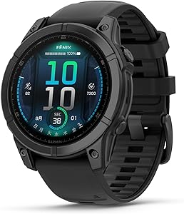 ガーミン(GARMIN) フラッグシップモデル fenix E 47mm Slate Gray Steel/Black マルチスポーツGPSウォッチ【ロングバッテリー】【睡眠計測】 【ランニング・ゴルフ・登山・サイクリング等30種類以上対応】【Android/iOS対応】【Suica機能搭載】【ビジネスシーンもOK】【日本正規品】