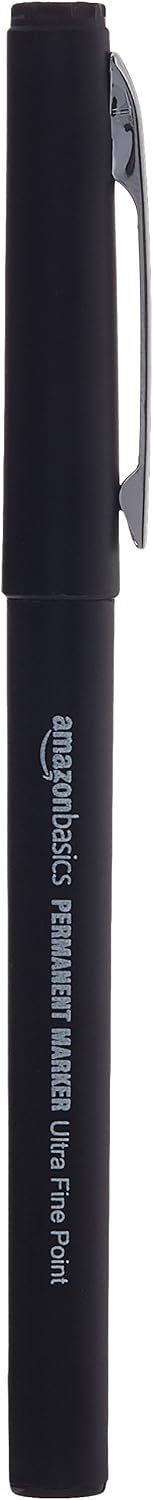 AmazonBasics Ultra Fine Point Permanent Marker, Assorted Colors, 24 Count