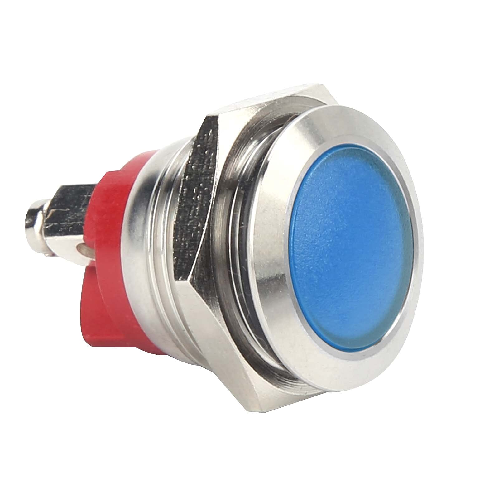 0.6in LED Indicator Light, Bright Signal Lamp IP66 Waterproof Universal Indicator Lamp with Flame‑Retardant Base for Outdoor Use-image-48