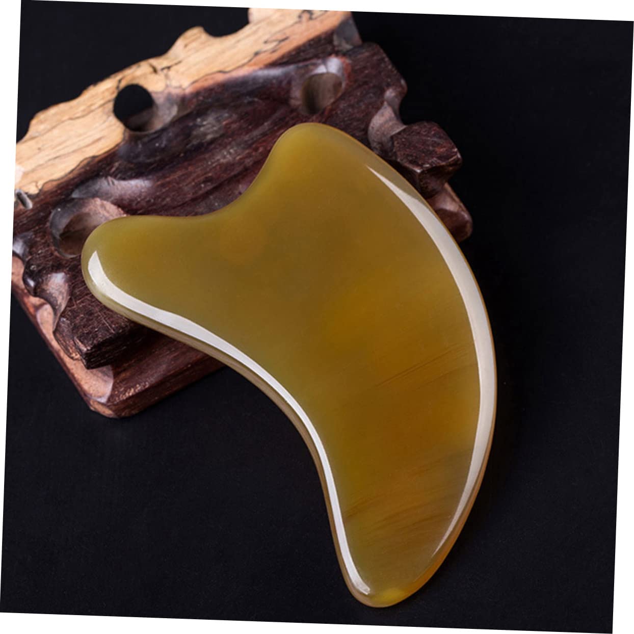 FRCOLOR 3 Piezas Herramienta Para Esculpir La Cara Herramienta Facial Masaje Facial Rodillo De Jade as De Masaje Cuerno De Búfalo a De Gua Sha as