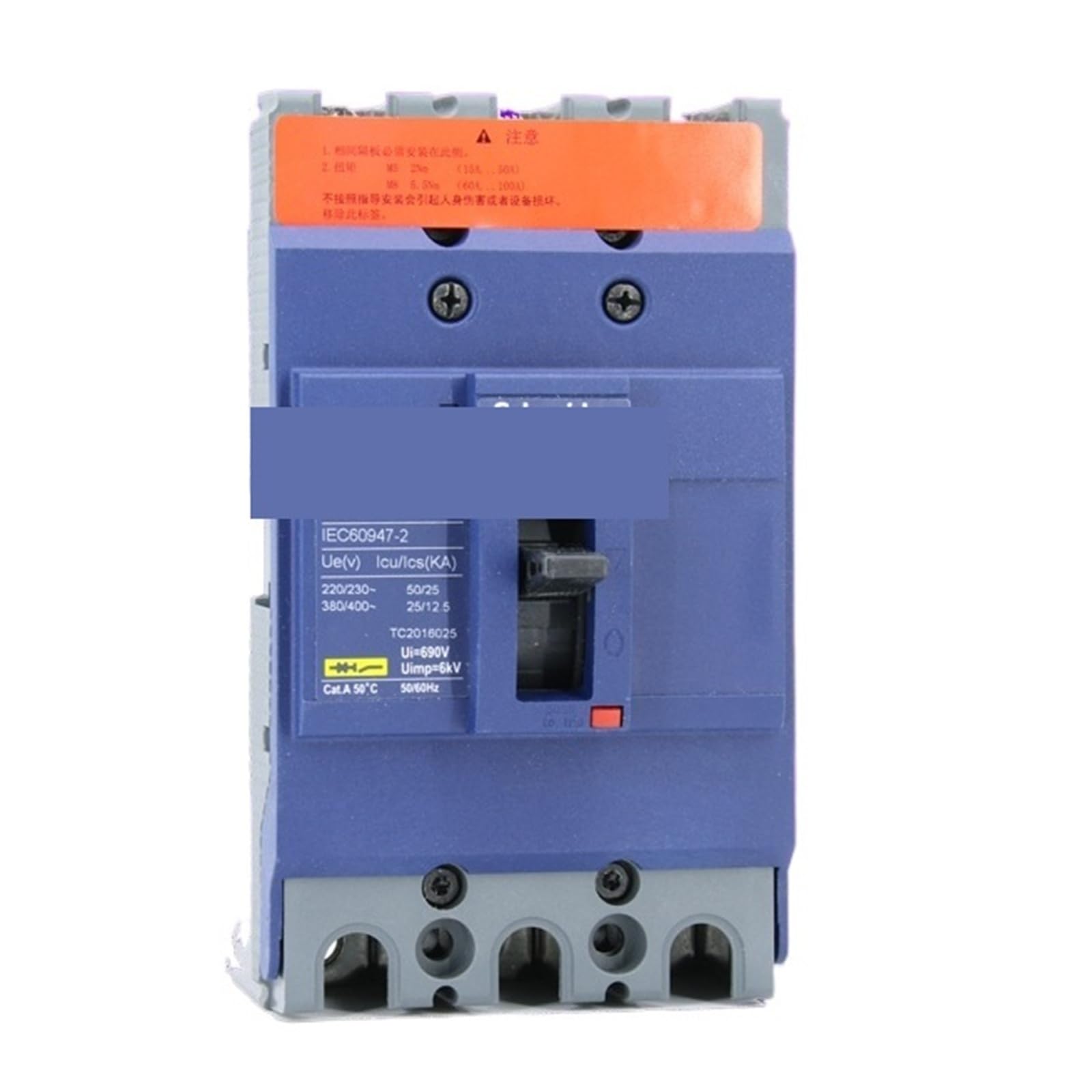 Disjoncteur à boîtier moulé basse tension interrupteur pneumatique EZD100E/3P/20A triphasé - 2