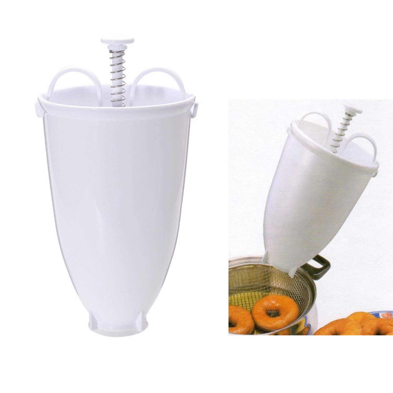 Moule à Beignets Donut Moules Fabrication Rapide de Beignets Plastique Fabricant Machine Moule Donut Moule DIY Fried Donut Maker Bricolage Ustensile Cuisine Pâtisserie Ustensile Faire Cuire Vaisselle