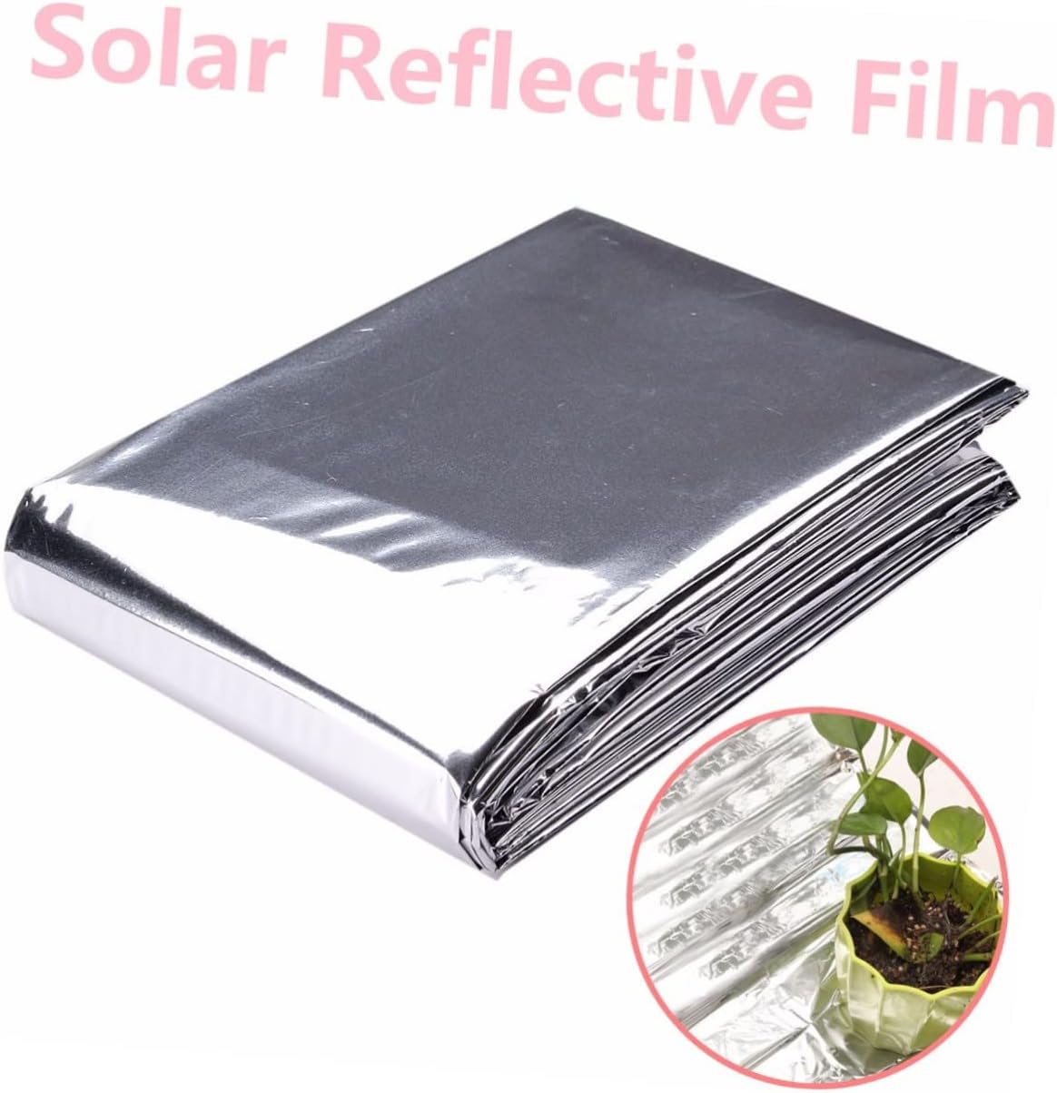 Reflective Film for Houseplants Garden Shade Plants Indoor Greenhouse Garden Decor Reflective Mirror Multi-use