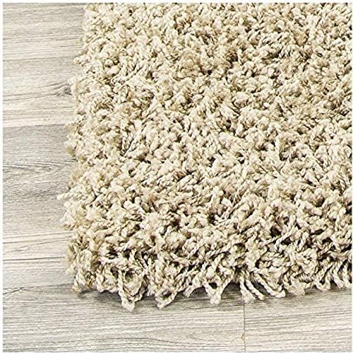 Abaseen Small Large Shaggy Modern Rug in 12 Different Colour and 4 Different Sizes (Dark grey, 160x230 cm )