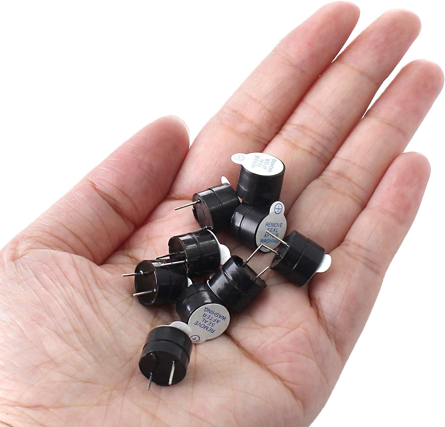 10x Suoneria Allarme Cicalino Attivo 5v Magnetico Lungo Continuo Beep - Foto 5