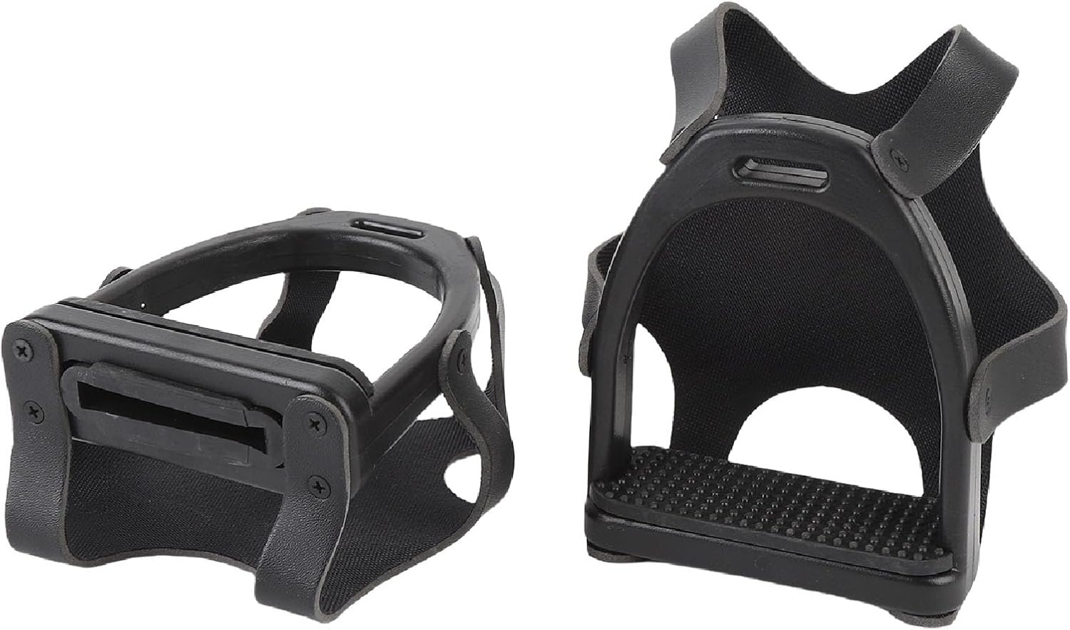 Horse Riding Stirrup Non Slip Safety Reinforced Equestrian Equipment with Net Cover 2pcs