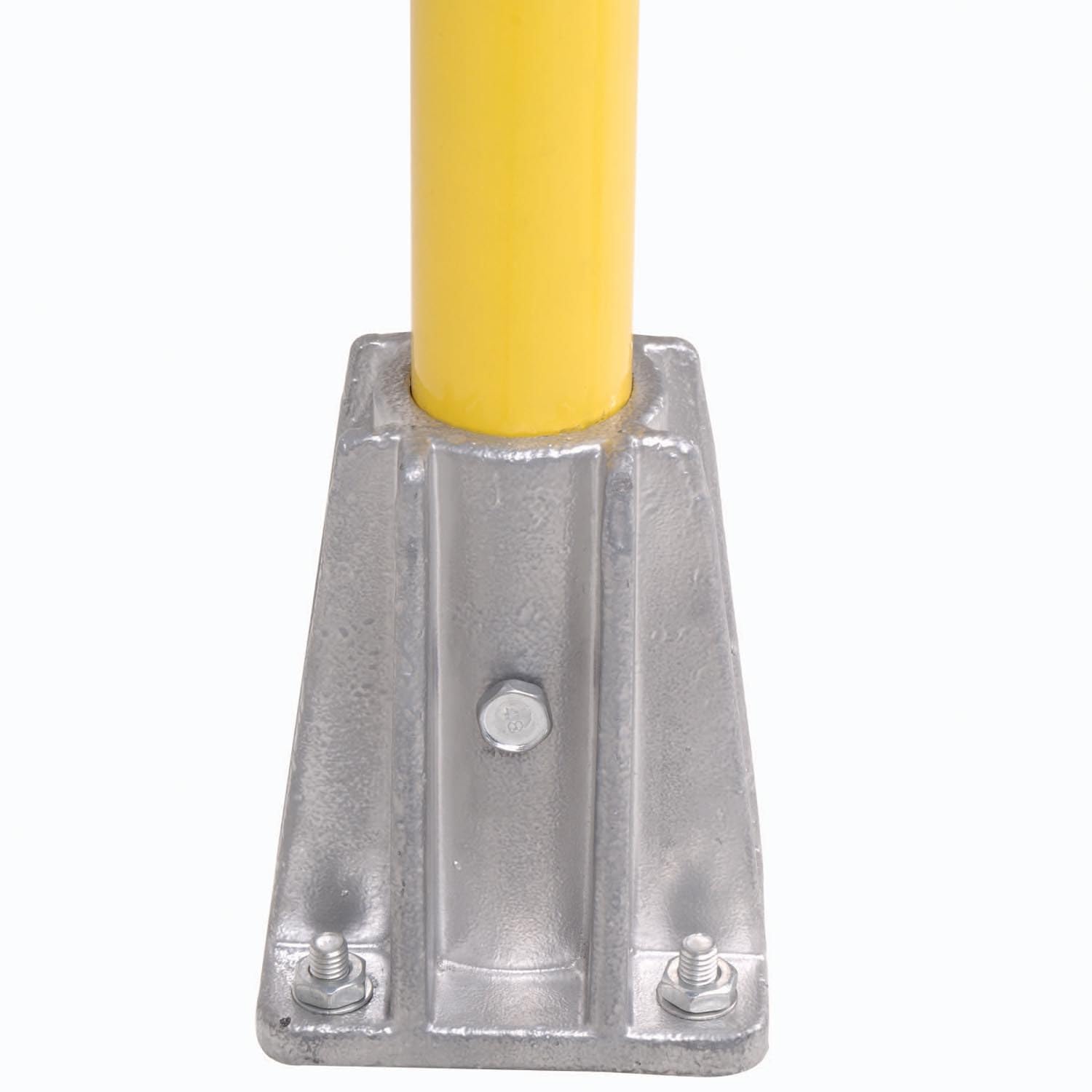 Global Industrial Single Socket Base for Pedestrian Barrier, Socket Only