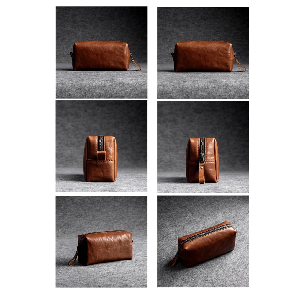 Neceser for Hombres y Mujeres, Bolsa de Viaje for Hombre, Estuche Organizador de artículos de tocador for Aseo, Kit de Afeitado Dopp Essentials de Viaje(Black)