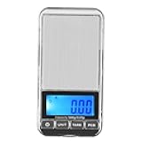 Gram Scale 0.01g High Accuracy Digital Pocket Scale with LCD Display, Mini Electronic Grams Reloading Weight Scale, Kitchen Scale (500g/0.01g)