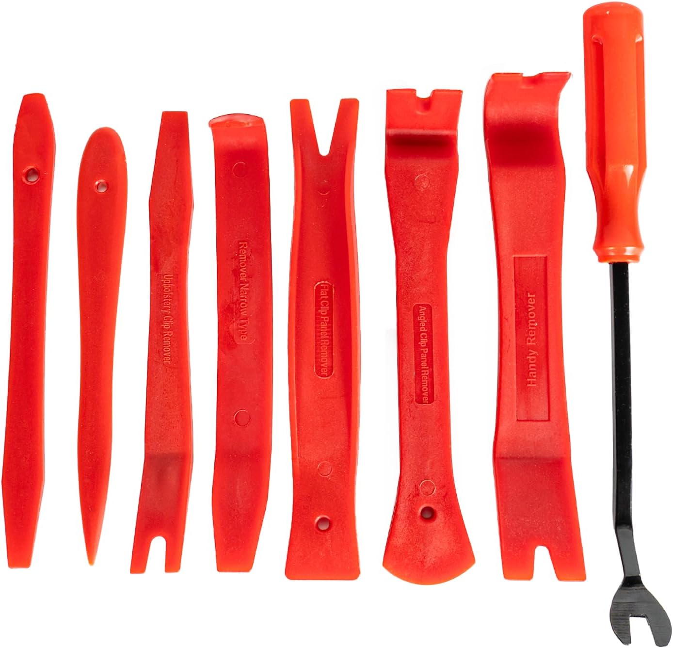 Sunplustrade 11Pc Auto Trim Door Panel Window Molding Upholstery Fastener Clip Removal Tool Kit