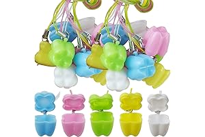 30Pcs Lost Teeth Storage Box Includes Necklace| Baby Milk Tooth Box