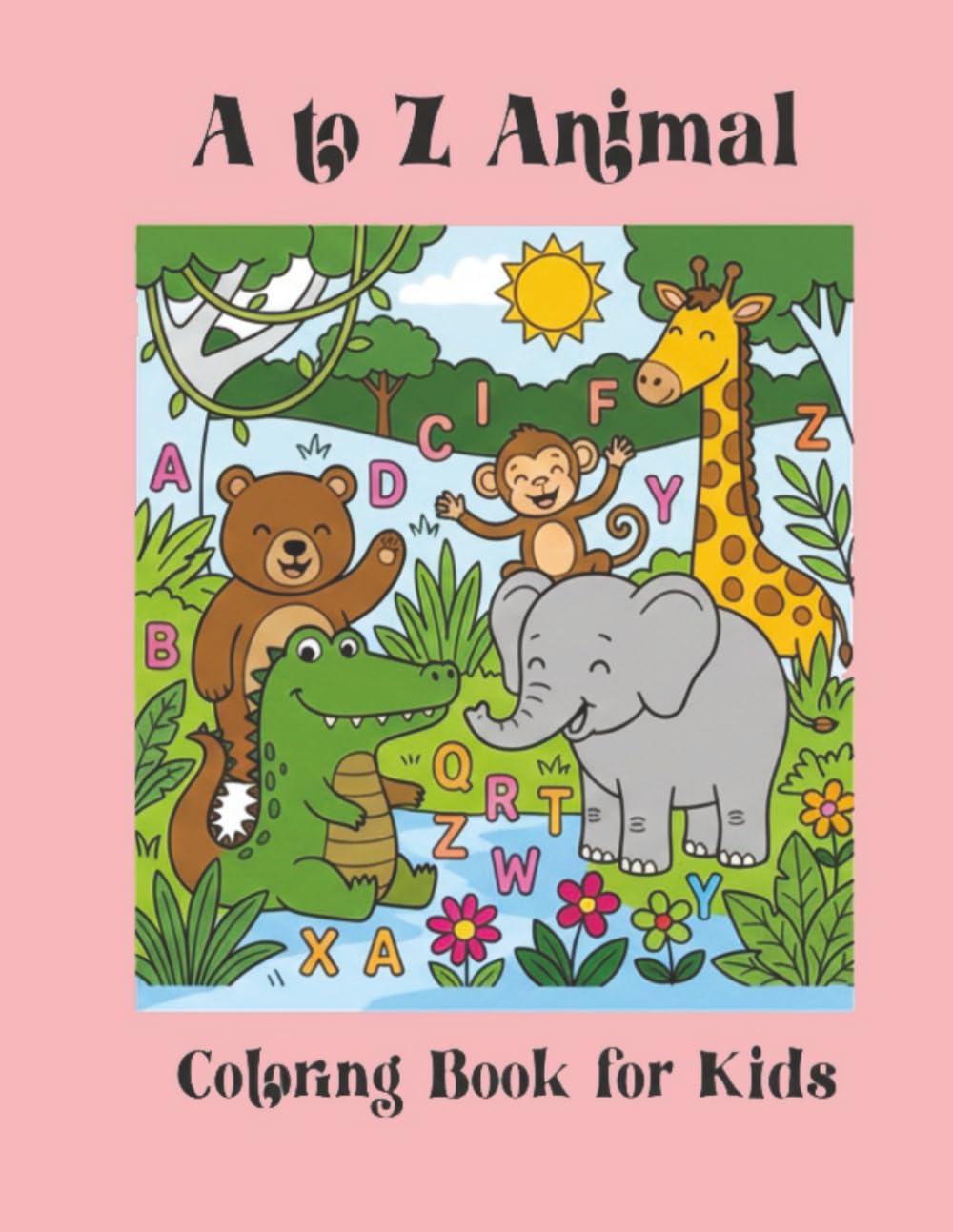 A to Z Animal Coloring Book for Kids