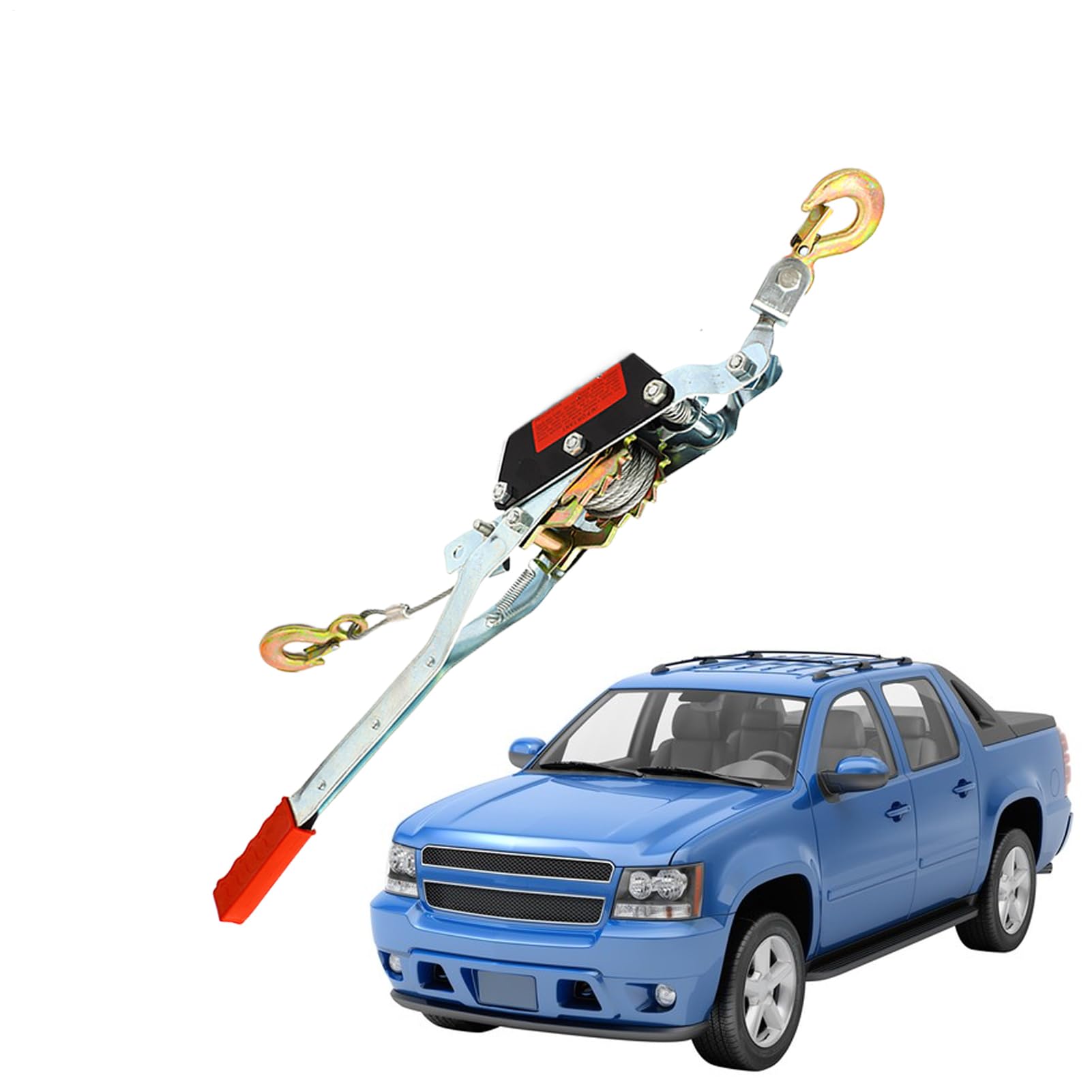 Cabrestante Manual Con Cable Tensor De Cuerda Manual | Tensor De Cable Con Trinquete Y Doble Gancho Para Tirar, Prensar, Remolcar, Jardinería, Embalaje, Enmarcado, Barandillas De