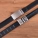 Riccho Men's Genuine leather Ratchet automatic Buckle Belt 1.3
