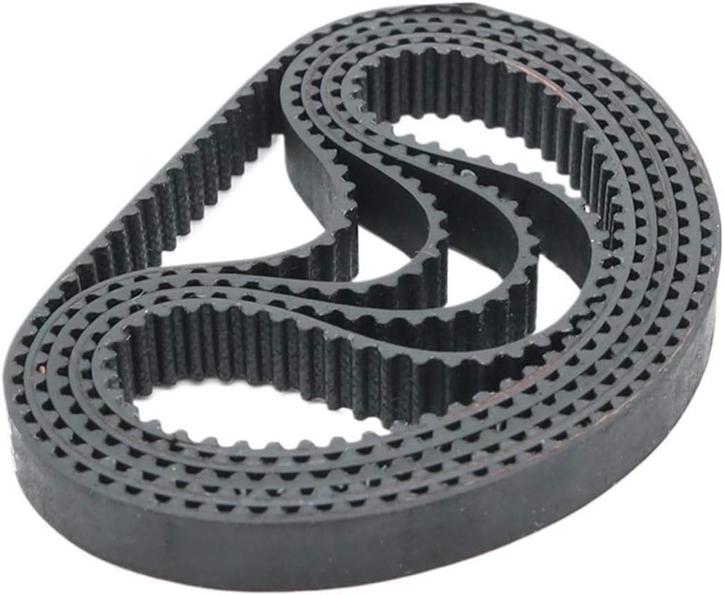 HTD 2M Belt 2M Closed Loop Rubber Belt Width 4/6/10/15mm Length 118 120 126 130 136 142 158mm 2M Drive Toothed Belt HTD2M